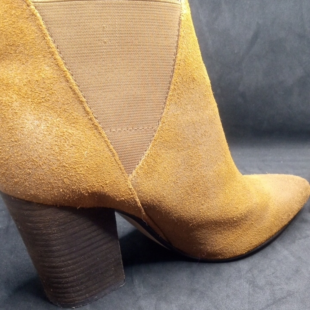 Crown Vintage Tan Ankle Booties Suede - Picture 7 of 10